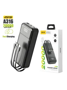 ASPOR A316 20000mAh Power Bank