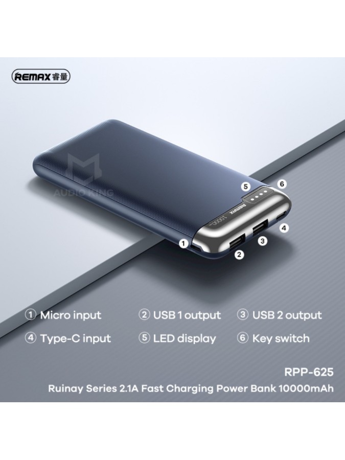 remax 10000 mAh Fast Charging power Bank